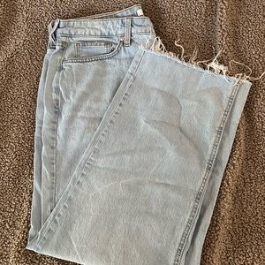 LC Lauren Conrad Denim with Frayed Hem